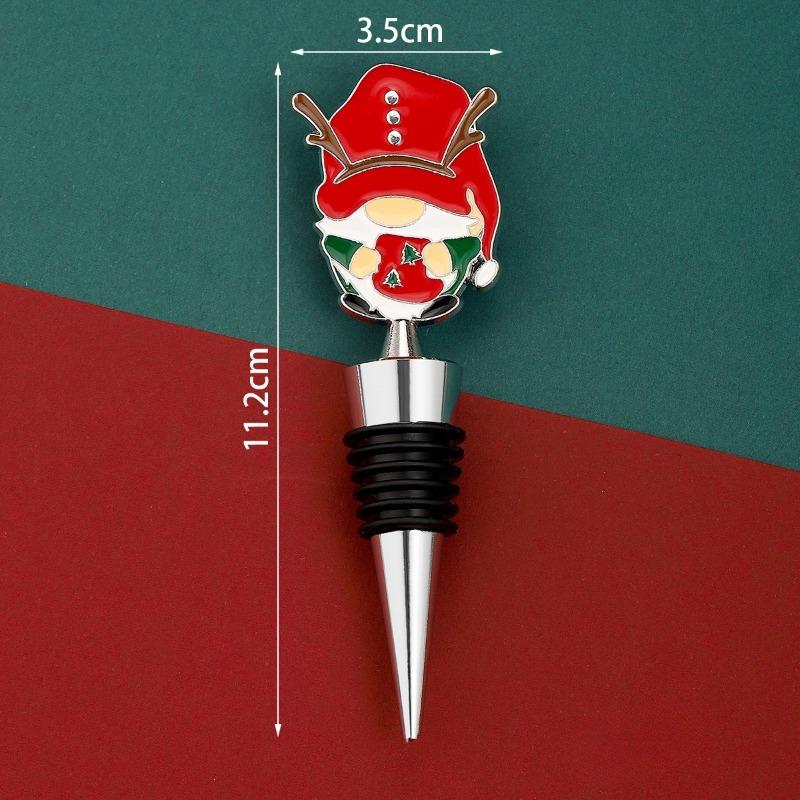 

Рождественская пробка для вина, Герметичная пробка для сохранения вина, Пробка для винной бутылки для рождественской фестивальной вечеринки Model A