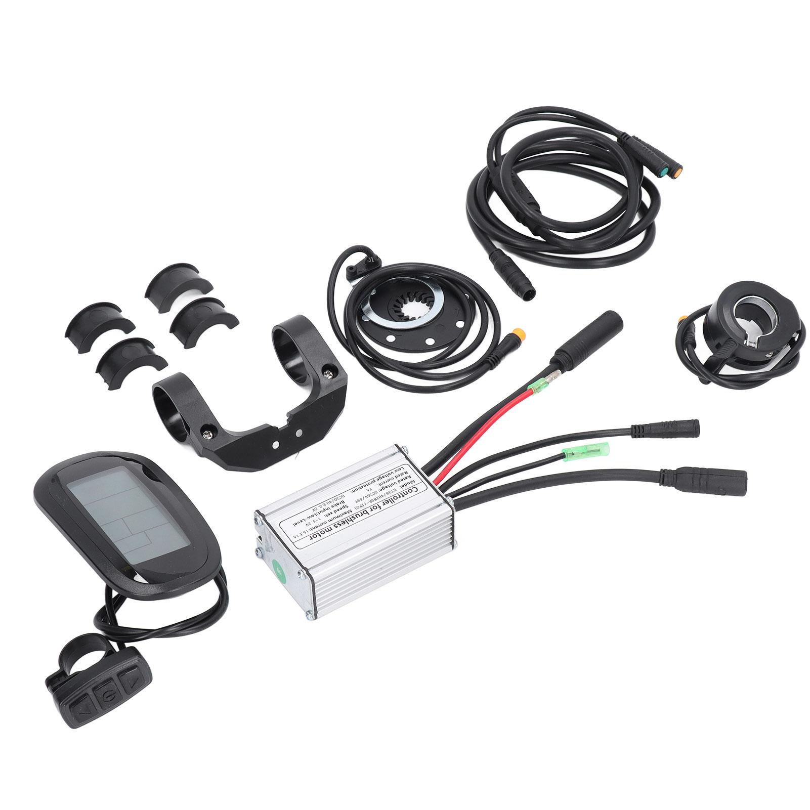 

Комплект для переоборудования электровелосипеда Дисплей LCD6 Полностью водонепроницаемый DIY Комплект для модификации электрического горного велосипеда 15A