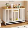Indoor Large Dog Kennel with Toilet Separation, Thickened Bedroom Pet Cage