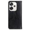 Flip Case for Xiaomi Poco F6, Split Leather, Black