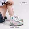 Mint green single mesh breathable and lightweight summer new single shoes women's pairs lace-up student shoes