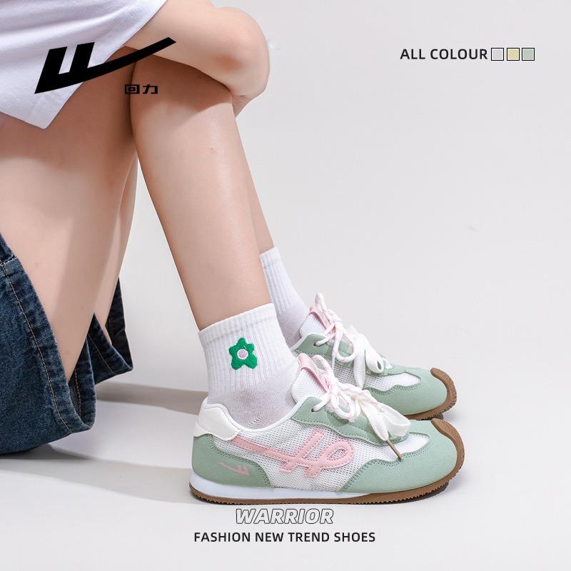 Mint green single mesh breathable and lightweight summer new single shoes women's pairs lace-up student shoes