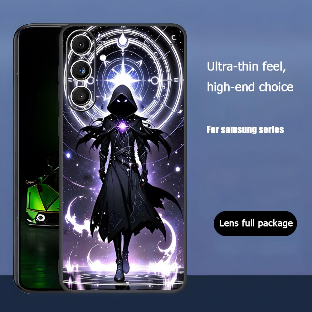 Anime The Eminence in Shadow Phone Case For Samsung Galaxy S25 S24 S23 S22 S21 S20 Plus Ultra Note20 Soft Black
