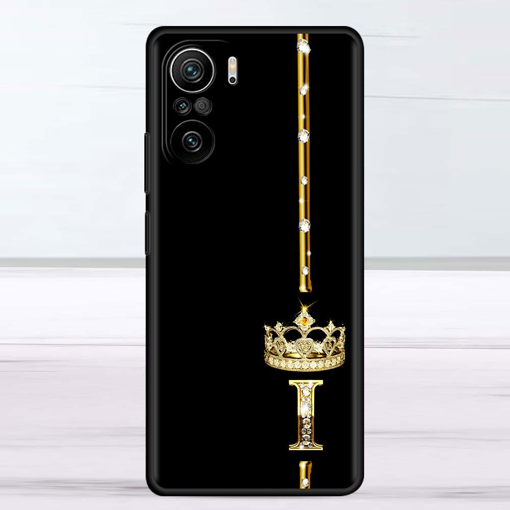 

Чехол для Xiaomi Redmi Note 11 9S 10 9 8 7 9A 9C 9i K40 8T 10C 9T K50 силиконовый чехол для телефона розовое золото 26 букв ABC Redmi K50 Gaming