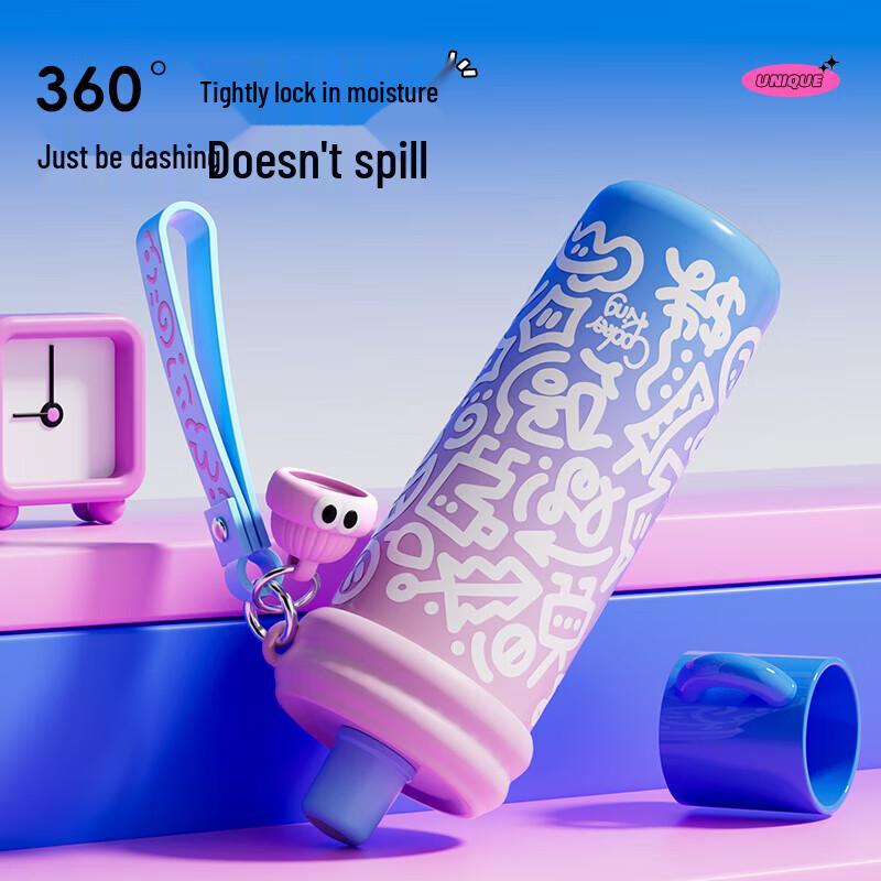 COOKER KING Neon 316 Stainless Steel Straw Insulated Tumbler