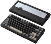 WOBKEY Rainy 75 Keystroke Mechanical Keyboard with OS Hot Swap and VIA Customizable Gasket Aluminum RGB Backlight Keyboard Rain-like Sound, 3-Way