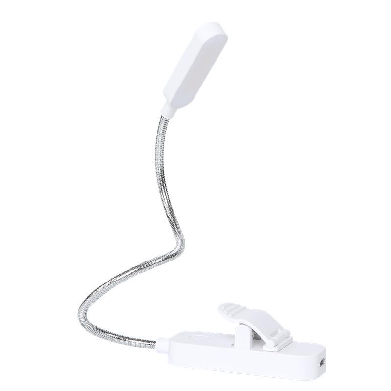 

Dimmable USB Rechargeable 12-LED Gooseneck Clip-On Book Light