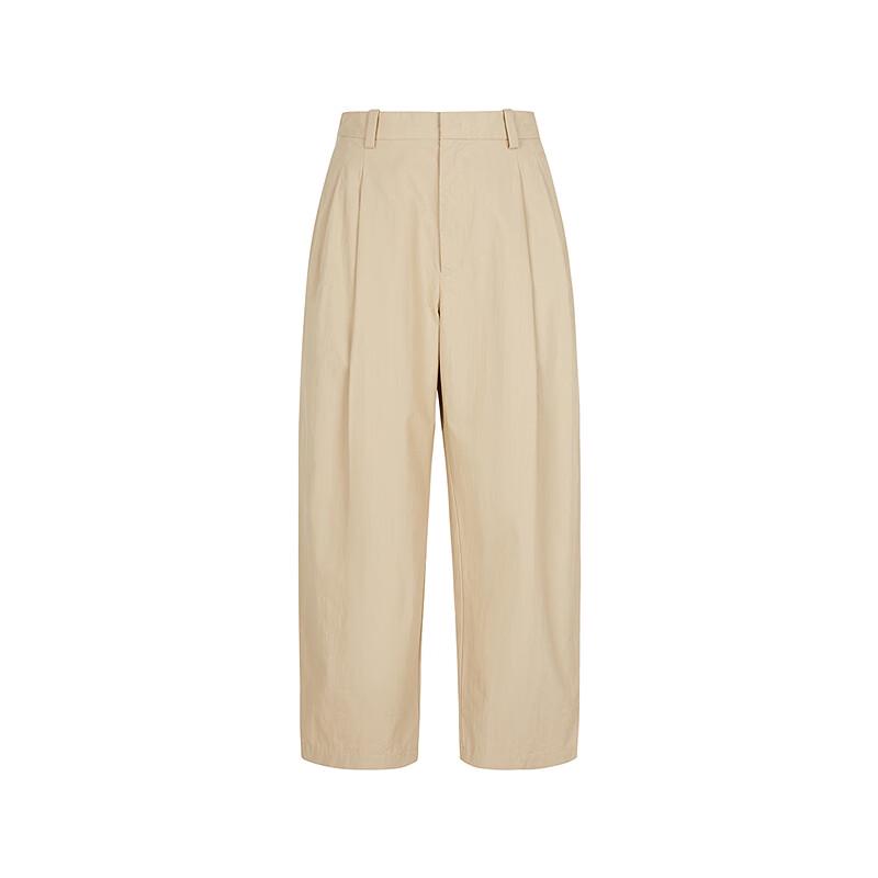 JNBY 2025 Summer Loose Fit Cropped Casual Trousers 5P4E14030