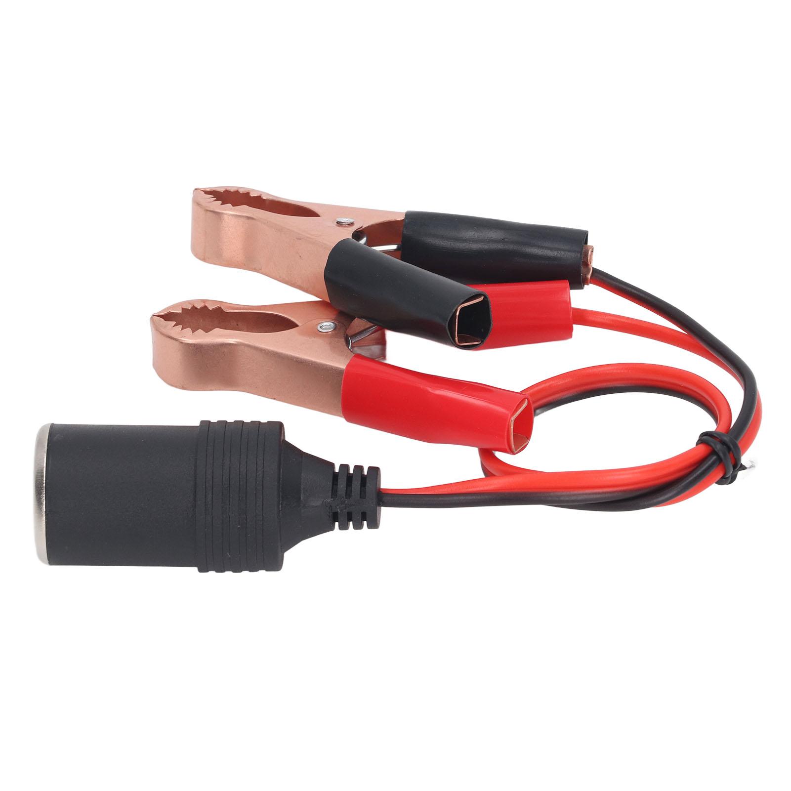 

Кабель з крокодилячими затискачами для акумулятора, затискач, гніздо прикурювача, адаптер для акумулятора прикурювача, 36 В 10 А