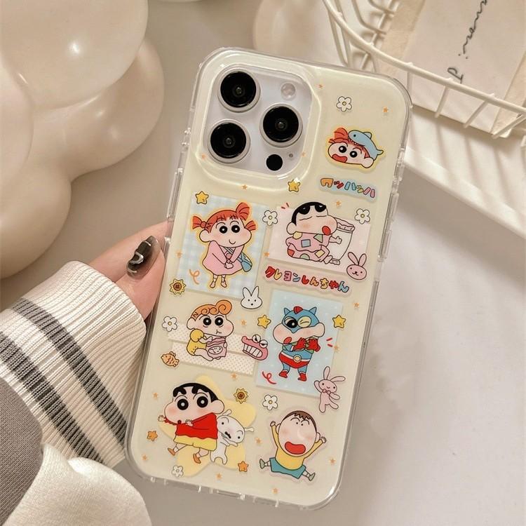 Single-layer busy small new application iPhone17promax mobile phone case Apple 16 new 15pro cute 14p
