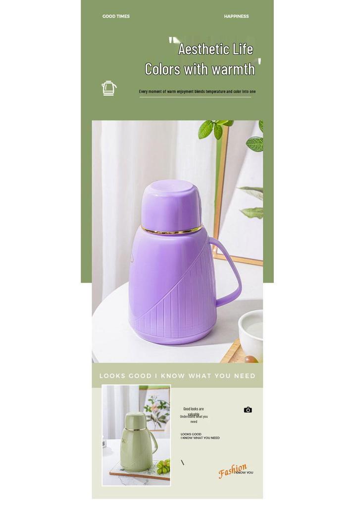 Insulated Kettle: Large Capacity Portable Thermos for Hot Water and Tea - Ideal for Dorms
