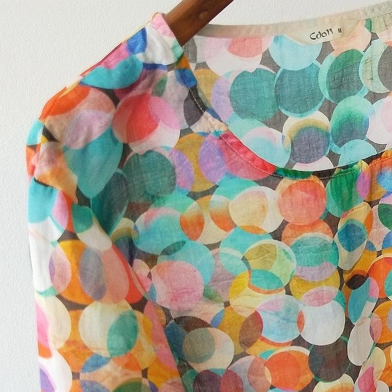 Johnature Dámská trička s květinovým potiskem Vintage O-výstřih Sedmirukávové Letní Vysoce kvalitní Volná Dámská Ležérní Měkká Trička