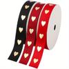 10Yards Temperament Love Series Ribbons Valentine's Day Wedding Party Baking Bouquet Bows Handmade DIY Gift Packaging Materials