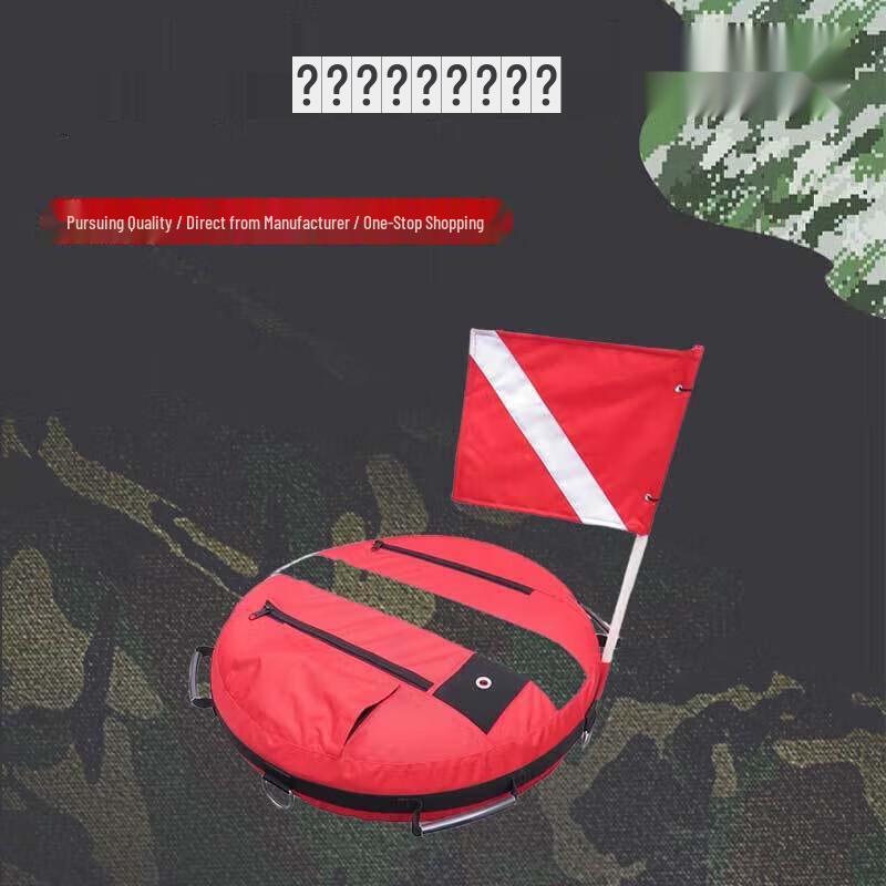 HONG JUN Freediving Inflatable Surface Signal Buoy with Storage
