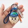 Yousheng Keychain Space Rocket Floating Artemis Pendant with 3D Moon Character Lightweight Keychain Backpack