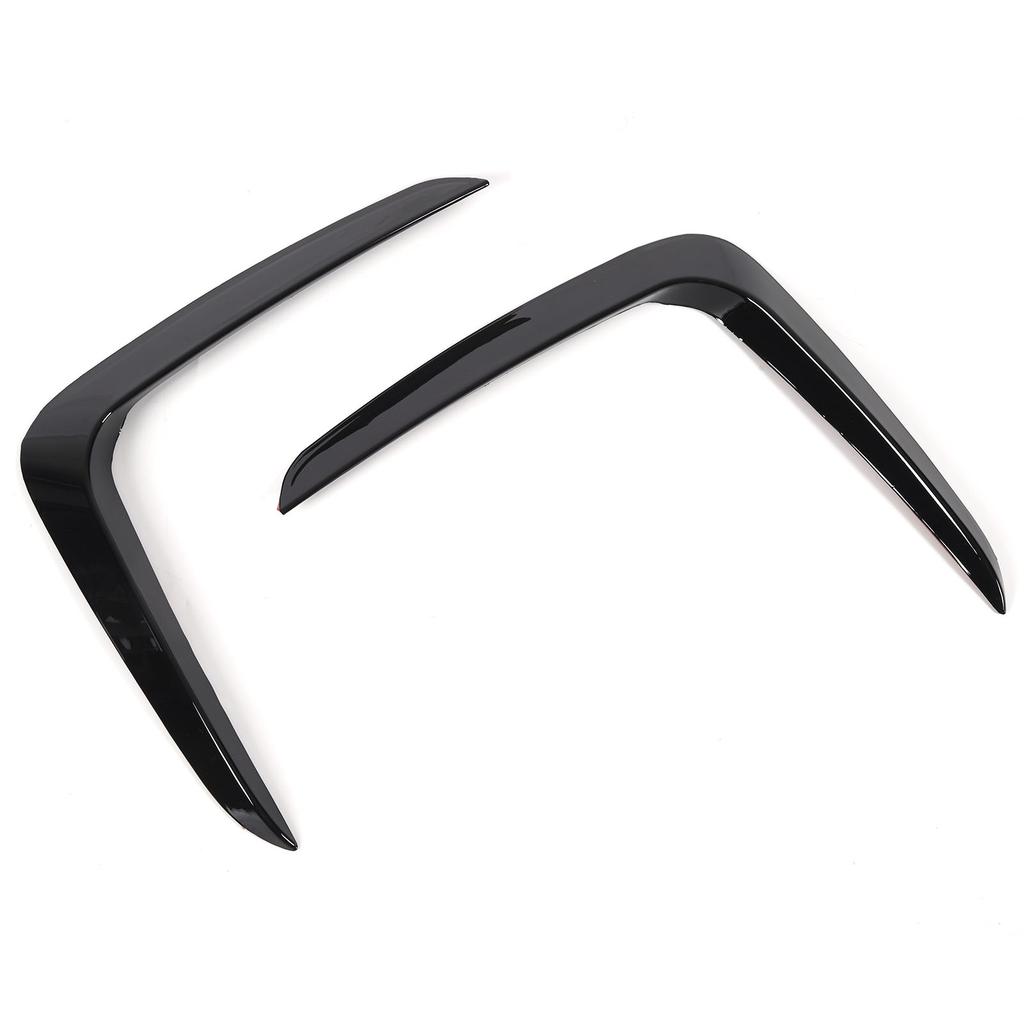 2Pcs Front Bumper Air Vent Trim Glossy Black Left And Right Spoiler Trim For X3 X4 G01 G02 M Sport 2018 to 2021