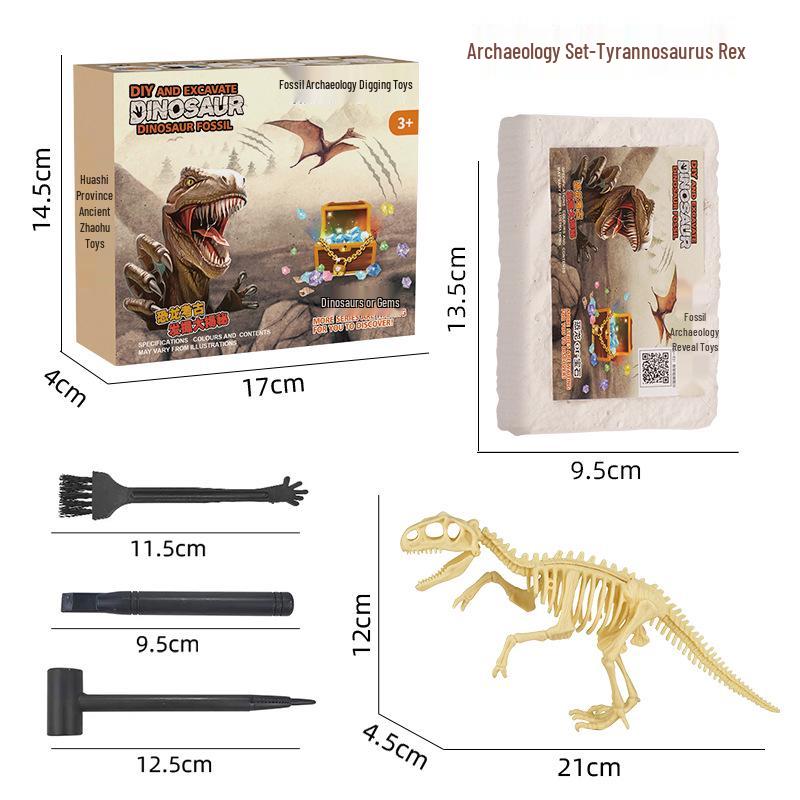 Dinosaur Fossil Excavation Kit: Educational Science Toy for Kids