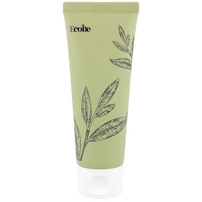 EcoBe Jeju Green Tea Foam Cleanser 100 ml - Espuma limpiadora facial con extracto de té verde
