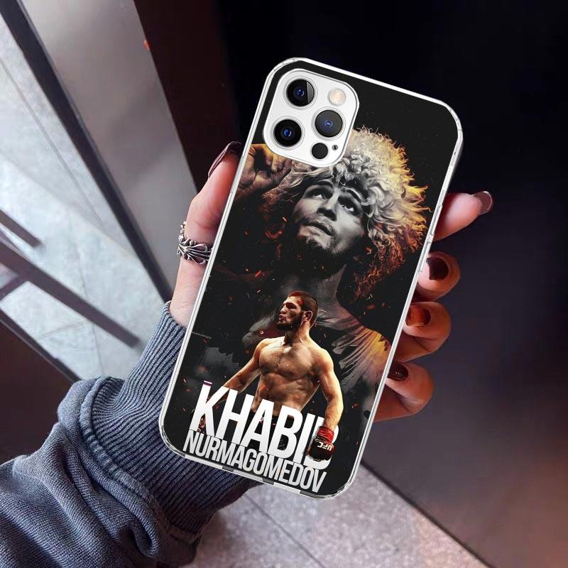 Husă de telefon Khabib Nurmagomedov Pentru iPhone 17 Air 11 13 Mini 14 15 Plus 16 12 Pro Max 16E SE 7 8 Model Capac Spate Moale TPU 17