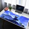 New Boys Cool Gaming Keyboard Pad Hollow Knight Print Pu Leather Mouse Pad Dark Dark Galaxy Mouse Pad Tablecloth Gift Peripheral