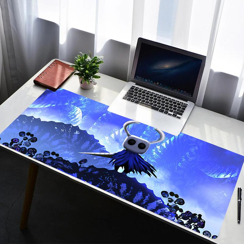New Boys Cool Gaming Keyboard Pad Hollow Knight Print Pu Leather Mouse Pad Dark Dark Galaxy Mouse Pad Tablecloth Gift Peripheral