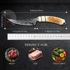 Stainless steel kitchen multi purpose knife suitable for steak bone removal meat slicing and fruit cutting comes with a gift box