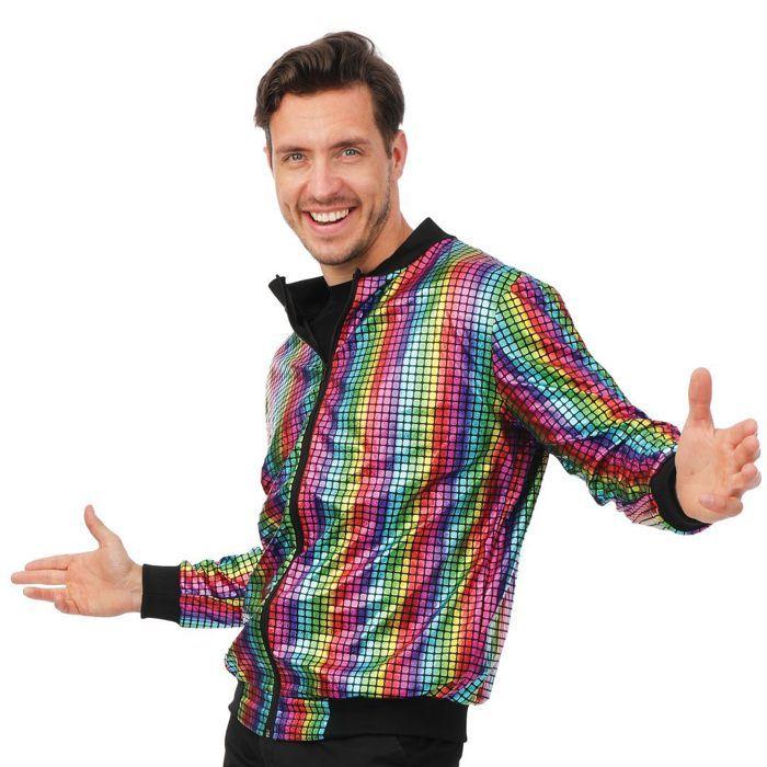 Veste disco - PTIT CLOWN - 24408 - Multicolore - Taille S/M - Carnaval, Halloween, Cosplay