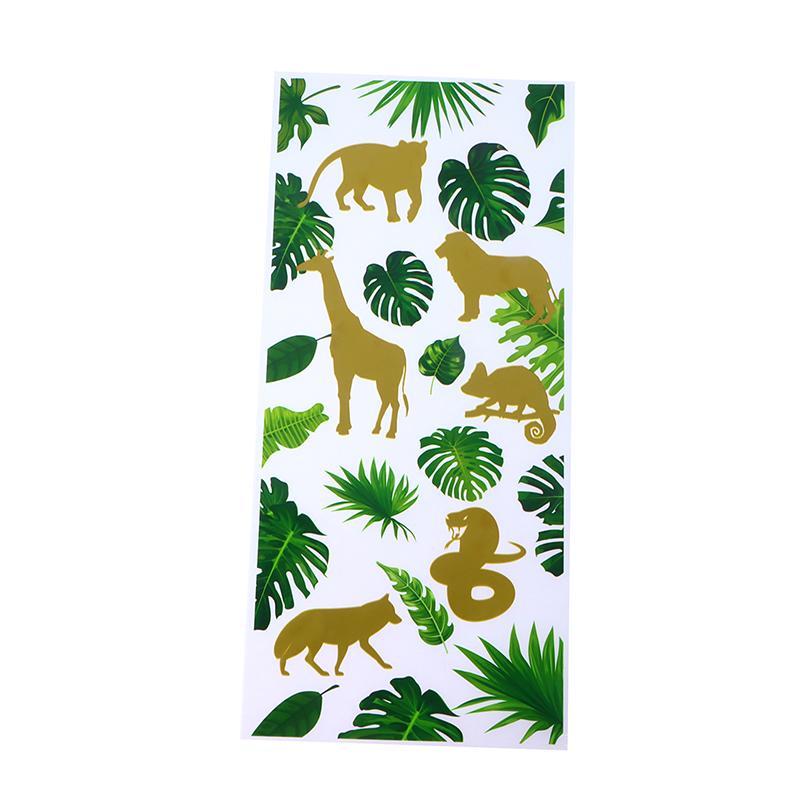 

50Pcs Jungle Safari Plastic Candy Gift Bags For Birthday Party Decorations