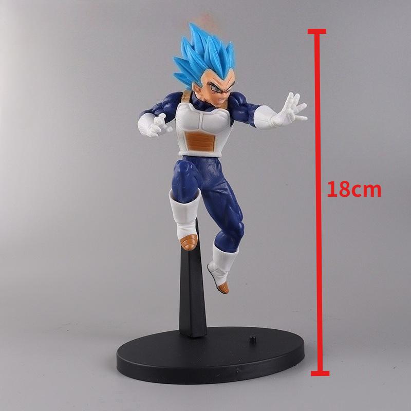 18cm Anime Figure Goku Vegeta Figure Super Saiyan Figurine Statue Model PVC Collection Desktop Action Figure Toy Kid