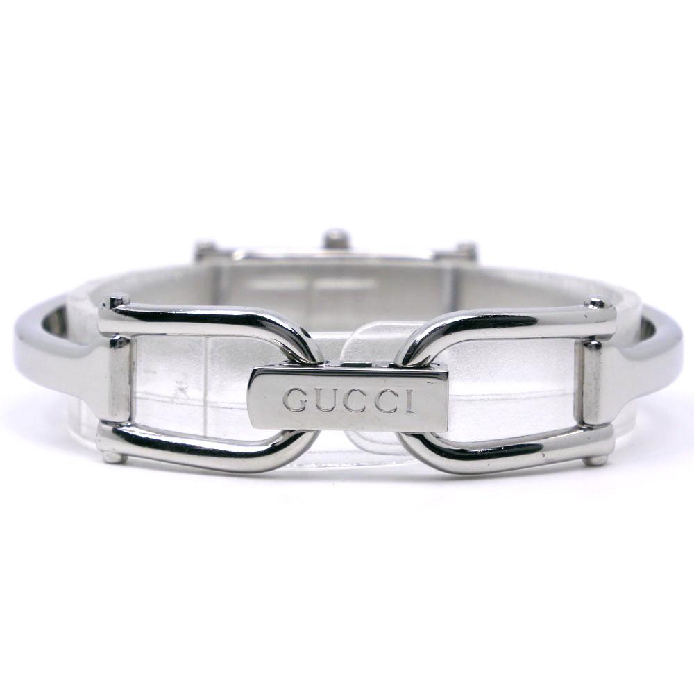 Gucci Watches 1500L SilverDial Stainless Steel Quartz Analog Display Women Used