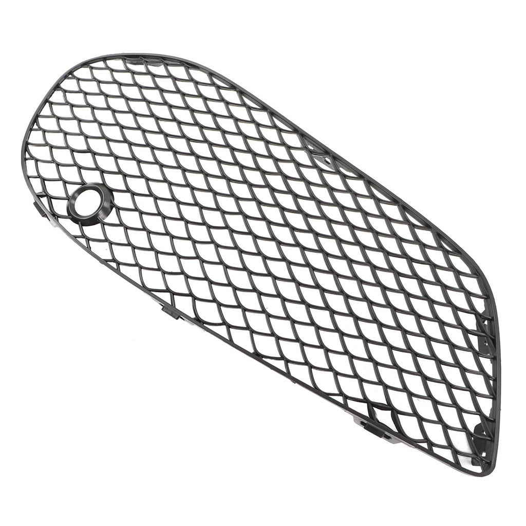 Black Front Bumper Fog Light Grille Cover Fog Lamp Bezel Trim Replacement for Mercedes Benz C Class