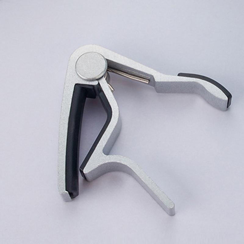 Portable 6-String Guitar Tunings Clamp Light Weight Quick Release Capo for Guitars, Ukulele, Bass, Mandolin, Banjo