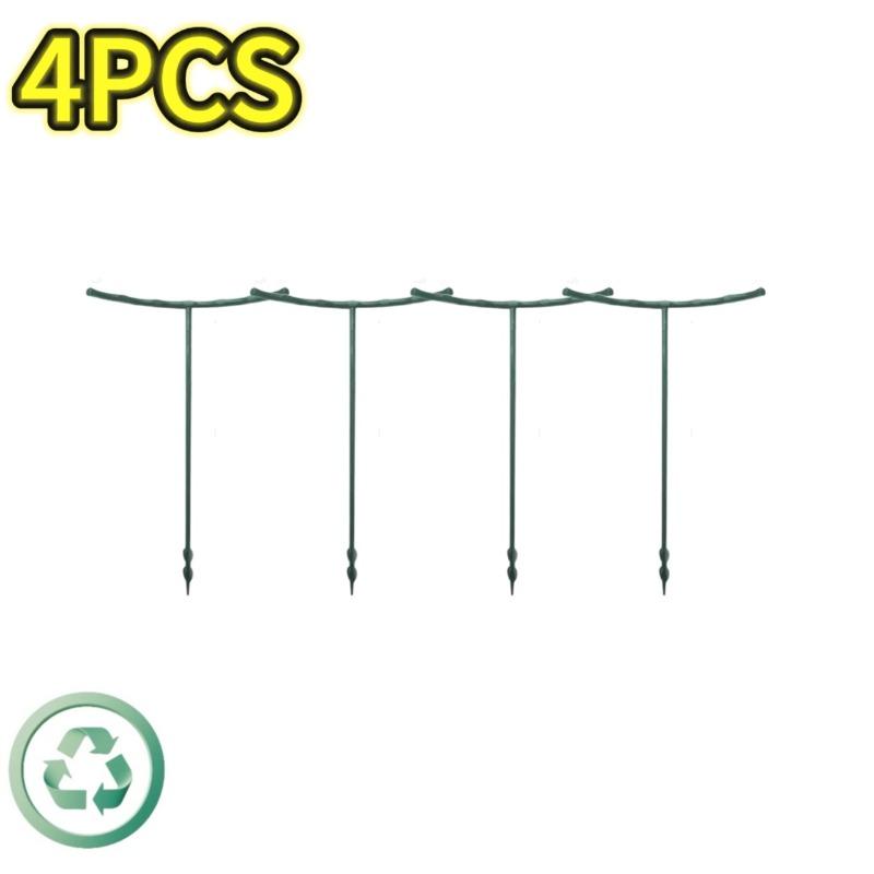 1-16PCS Plastic Plant Support Pile Frame Greenhouse Arrangement Semicircle Fixed Rod Indoor Flower Plant Vine Climbing Bracket