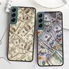 Banknote Dollar Cash Money Phone Case For Samsung A15 A25 A35 A55 Galaxy A70S A50S A30S A30 A40 A71 A51 A41 A31 A21 A11 A01 A20S