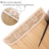 MERISIHAIR Synthetic No Clips Invisible Hair Extensions Straight Natural Black Blonde Brown One Part Hair 80 Cm Hair Extension
