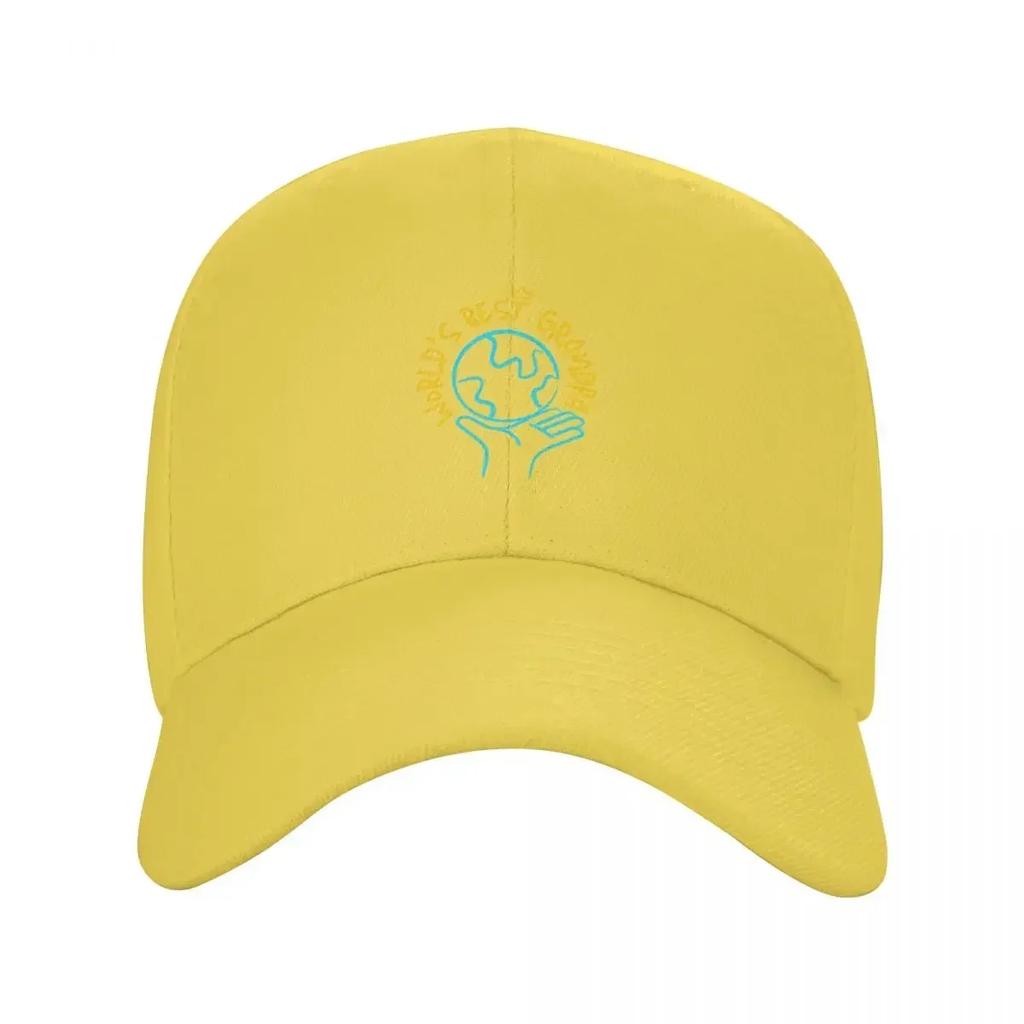 Grandpa Day  Worlds Best Grandpa Baseball Cap Trucker Cap Cosplay Golf Hat Designer Hat GirlS Hats WoUnisexs