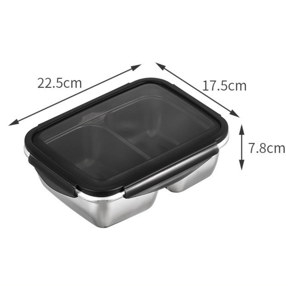 Stainless Steel Lunch Box Leakproof Food Container Microwave Oven Bento Box School/Office