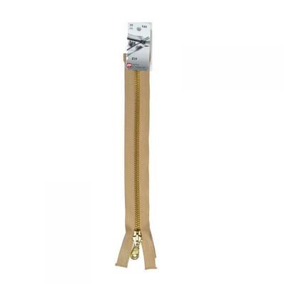 Separable Zipper - Prym - Z19 - 65 Cm - Brass Mesh - Antelope Beige Color