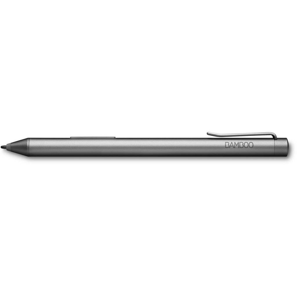 Wacom Bamboo Ink Smart Stylus, Windows Ink 2nd Generation, Gray, CS323AG0A