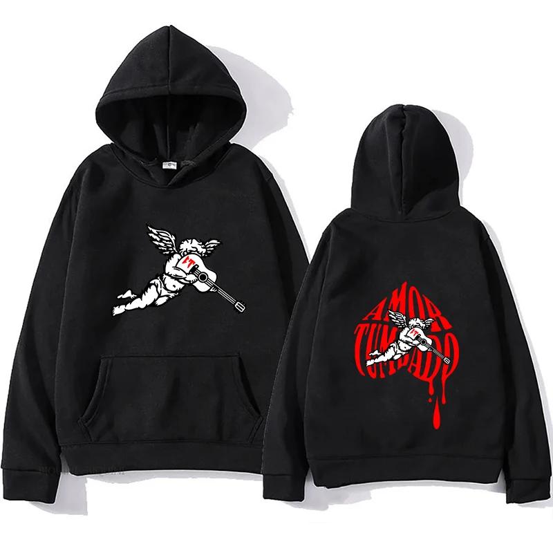New Men Casual Hoodies Women Unisex Comfortable Soft Sweatshirt Women Unisex Fashion Corridos Tumbados MerchPrinted Pullover Sweatshirt