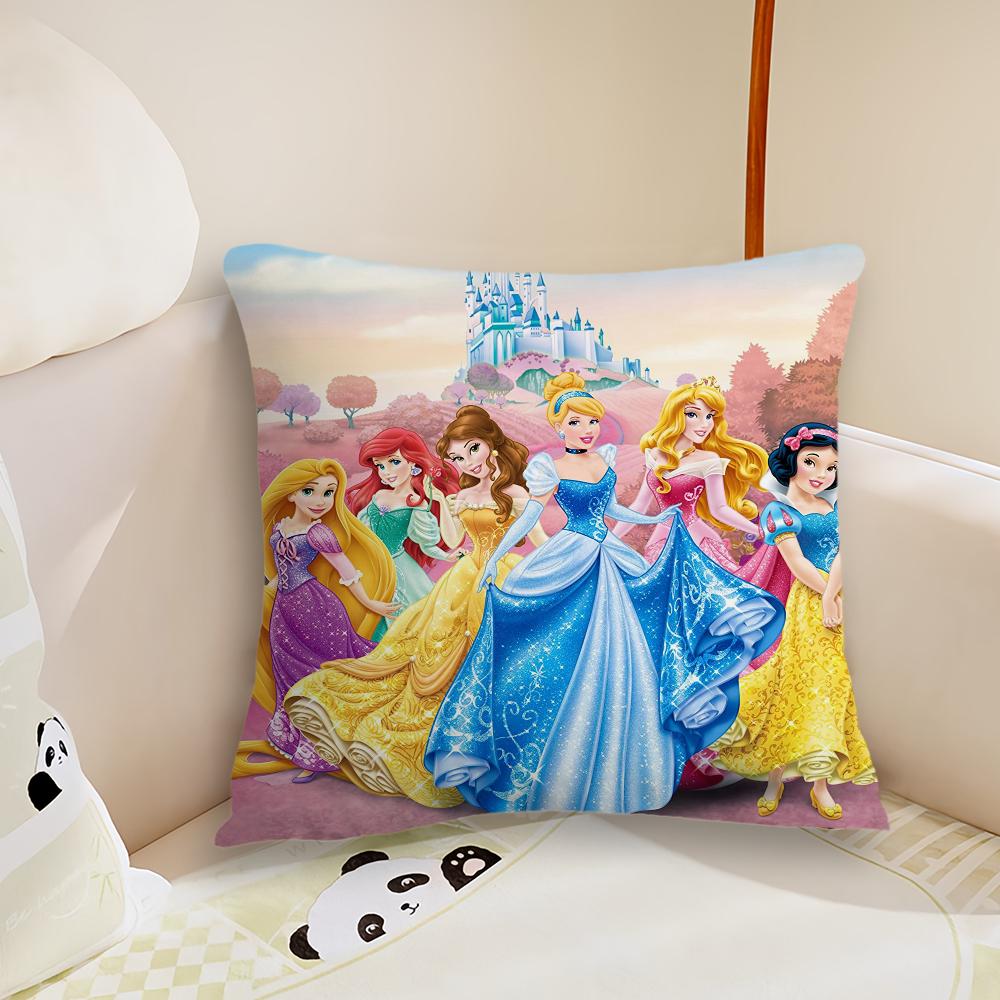 MINISO Lovely P-Princess Cute cushion cover Living Room Headboard Bedroom Office Cushion Cushion Sofa Nap Time Pillow Case
