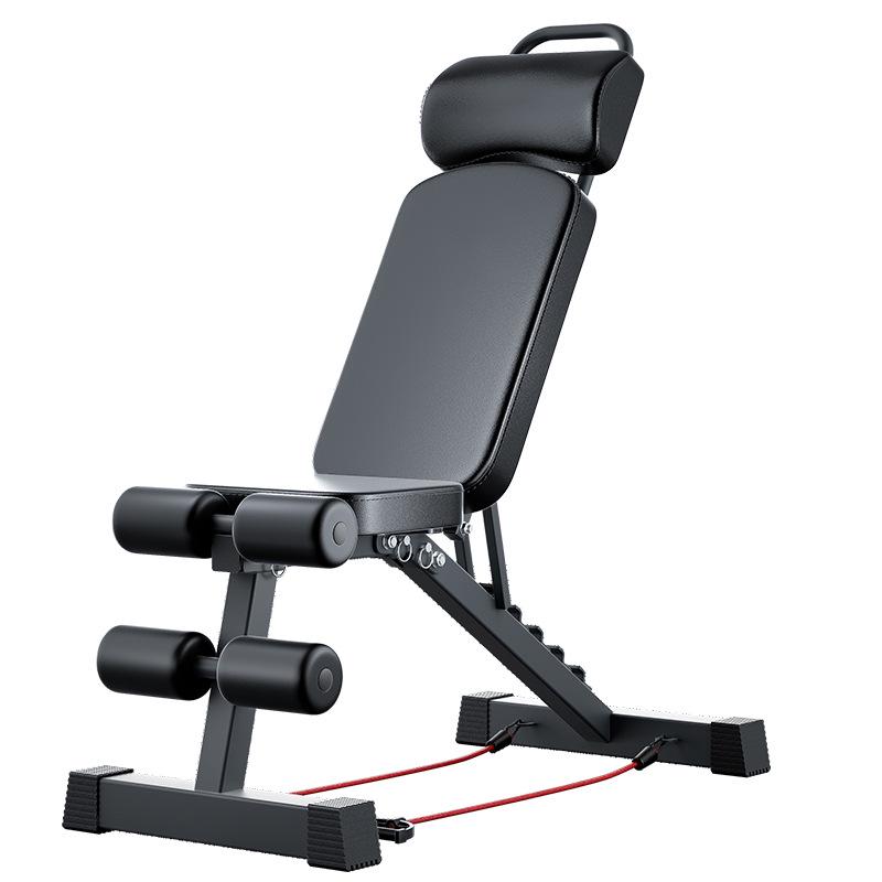 Professional Men's Multi-Functional Fitness Chair for Dumbbell Bench Press and Sit-Ups At Home
