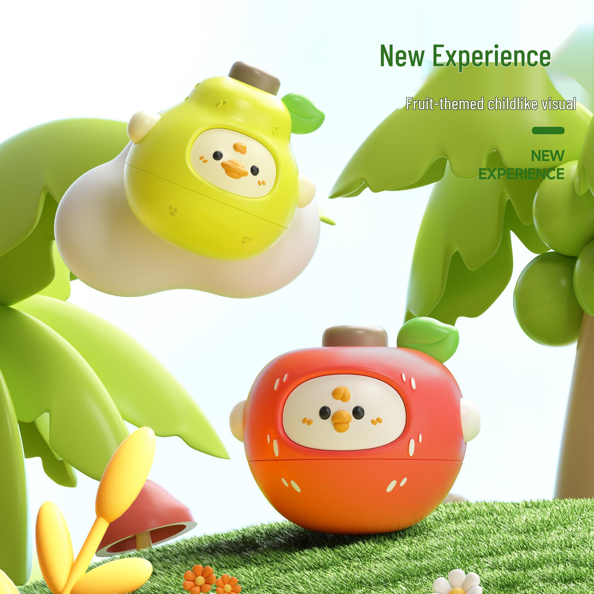 

Fruit Gyro Spinning Top: Interactive Battle Toy for Parent-Child Fun & Kindergarten Gift. OPP Bag