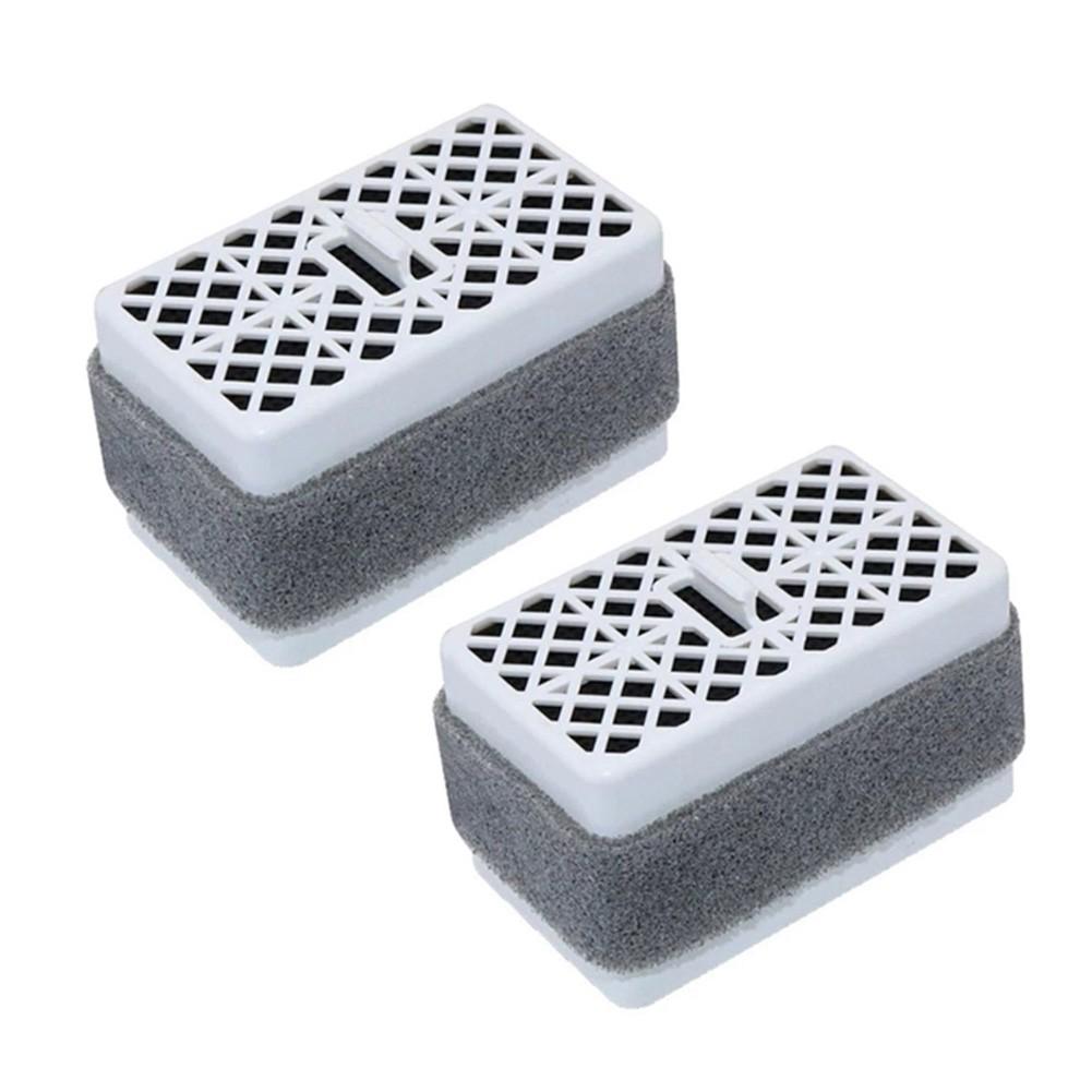 Deodorizing Filter Toilet Replacement Filter Effective Smell Absorption 2PCS