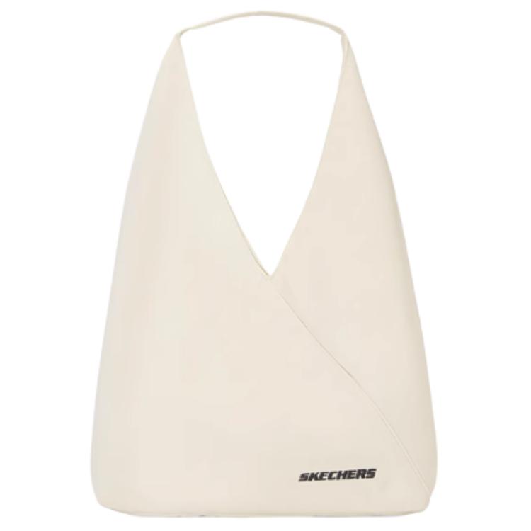 New Skechers Fabric Shoulder Bag Medium Women's Moon White L425U047-004S