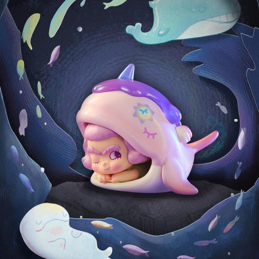 52TOYS BLINDBOX CiCiLu Ocean Messenger Little Messenger of the Sea Series Blind Box Figure Gacha Toy Doll Collection Painted 10cm
