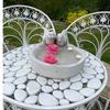 Beton-Vogelbad für den Garten