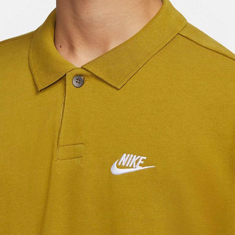 Nike Polo Shirts Men's Bronze Polo Collar Moderate Straight Fit DX0618-716