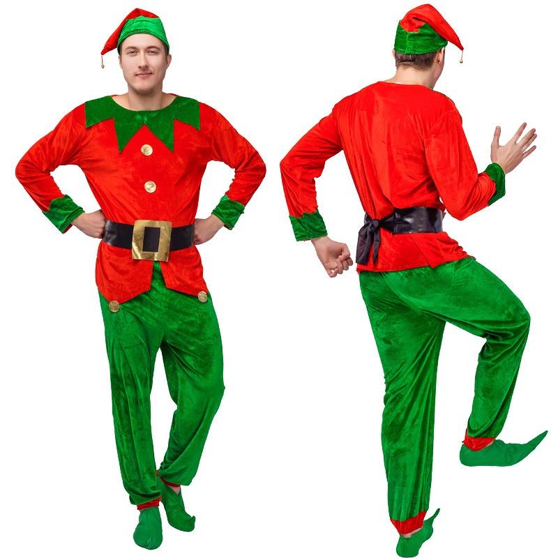 Men's Christmas suit Women's Christmas dress, couple's Christmas cosplay masquerade costume
