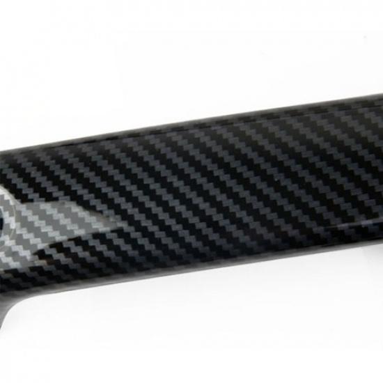 Carbon Fiber Style Front Side Door Handles Trim Cover for Ford F-150 -2025